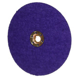 3M 1187C Cubitron 3 Fibre Disc, TN Quick Change, 36+, Purple, 7 in (7100310732) (100 Pack) - 5