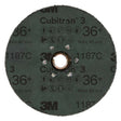 3M 1187C Cubitron 3 Fibre Disc 36+ TN Quick Change 4-1/2 in Die 450E (7100310793) (25 Pack) - 2