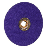 3M 7100310793 Cubitron 3 Fibre Disc 1187C 36+ TN Quick Change 4-1/2 in Die 450E (25 Pack) - 3