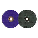 3M 1187C Cubitron 3 Fibre Disc 36+ TN Quick Change 4-1/2 in Die 450E (7100310793) (100 Pack) - 5