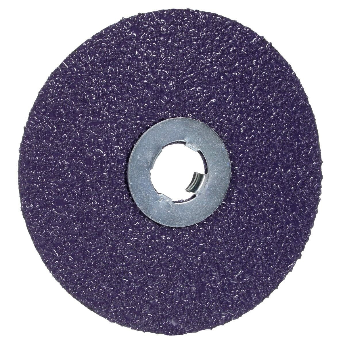 3M 1182C Cubitron Fibre Disc, 36 Plus, GL Quick Change, Precision Shaped Ceramic, Purple, 5 in, G500P (7100310795) (100 Pack) - 4