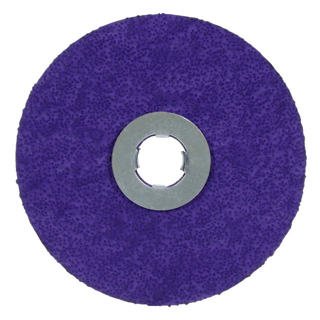 3M 1187C Cubitron 3 Fibre Disc, GL Quick Change, 36+, Purple, 5 in (7100310796) (100 Pack)