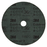 3M 1182C Cubitron Fibre Disc 36+ Purple 9-1-8 in x 7-8 in Die 912J (7100310797) (100 Pack) - 3