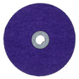 3M 1187C Cubitron 3 Fibre Disc, GL Quick Change, Precision Shaped Ceramic, 36 Plus, Purple, 7 in (7100310803) (100 Pack)