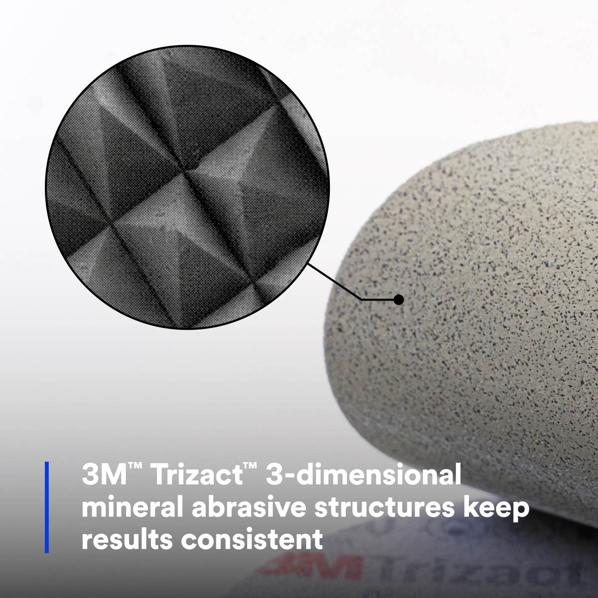 3M 443SA 02087 Trizact Hookit Foam Abrasive Disc, P3000, Gray, 3 in Diameter (7100312601) (60 Pack) - 6