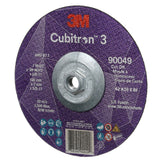 3M 90049 Cut-Off Wheel, 36+, T27, 7 in x 3/32 in, 5/8 in-11, ANSI (7100312963) (10 Pack) - 3