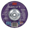 3M 7100312965 Cubitron 3 Depressed Center Grinding Wheel, 7 in x 1/4 in x 5/8 in-11, 36+ T27, ANSI, Precision Shaped Grain for Beveling, Weld Grinding, Heavy Deburring, Slag Removal (10 Pack)