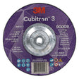 3M 90009 Cubitron 3 Depressed Center Grinding Wheel, 7 in x 1/4 in x 5/8 in-11, 36+ T27, ANSI, Precision Shaped Grain for Beveling, Weld Grinding, Heavy Deburring, Slag Removal (7100312965) (10 Pack)