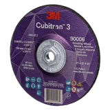 3M 7100312966 Cubitron 3 Depressed Center Grinding Wheel, 90006, 36+ Grit, Type 27, 6 in x 1/4 in x 5/8 in-11, ANSI (10 Pack) - 2