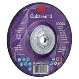 3M 7100312967 Cubitron 3 Depressed Center Grinding Wheel, 90004, 36+, T27, 5 in x 1/4 in x 5/8 in-11 (125x6mmx5/8-11in), ANSI (10 Pack) - 2