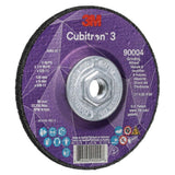 3M 90004 Cubitron 3 Depressed Center Grinding Wheel, 36+, T27, 5 in x 1/4 in x 5/8 in-11 (125x6mmx5/8-11in), ANSI (7100312967) (10 Pack) - 2