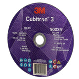 3M 90039 Cubitron 3 Cut-Off Wheel, 7 in x 0.045 in x 7/8 in, 60+ Grit, ANSI B7.1, Precision Shaped Grain for Metal and Stainless (7100313189) - 2
