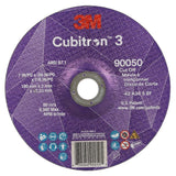 3M 7100313191 Cubitron 3 Cut-Off Wheel, 90050, 36+, T27, 7 in x 0.09 in x 7/8 in (180 x 2 x 22.23 mm), ANSI