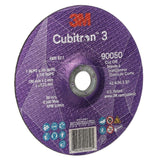 3M 7100313191 Cubitron 3 Cut-Off Wheel, 90050, 36+, T27, 7 in x 0.09 in x 7/8 in (180 x 2 x 22.23 mm), ANSI - 3