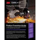 3M 7100313194 Cubitron 3 Cut and Grind Wheel, 90016, 36+, T27, 4-1/2 in x 5/32 in x 5/8 in-11 (115 x 4.2 mm x 5/8-11 in), ANSI (10 Pack) - 6