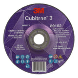 3M 7100313586 Cubitron 3 Cut and Grind Wheel, 89162, 36+, T27, 6 in x 1/8 in x 7/8 in (150 x 3.2 x 22.23 mm), ANSI