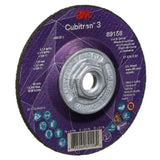 3M 89158 Cubitron 3 Cut and Grind Wheel, 36+, T27, 4-1/2 in x 1/8 in x 5/8 in-11 (115 x 3.2 mm x 5/8-11 in), ANSI (7100313760) (10 Pack) - 3