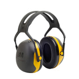 3M X2A PELTOR Over-the-Head Earmuffs, NRR 24 dB, Yellow/Black (7100314857) (10 Pack)