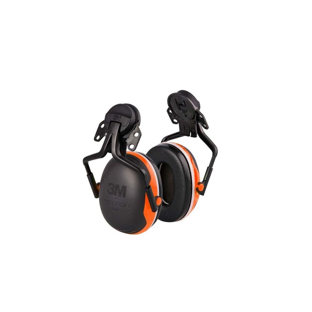 3M 7100315031 PELTOR X4P5E-OR Hard Hat Attached Earmuffs, Electrically Insulated, NRR 25 dB