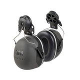 3M X5P3E PELTOR Hard Hat Attached Earmuffs, NRR 31 dB, Black (7100315223)