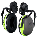 3M 7100315224 Peltor X4P51E Full Brim Helmet Attached Earmuffs, Electrically Insulated, NRR 26 dB
