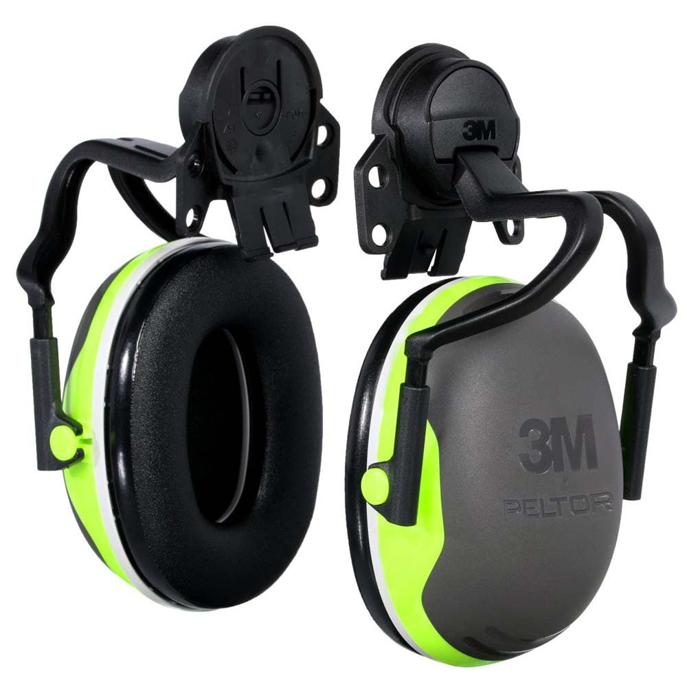 3M X4P51E Peltor Full Brim Helmet Attached Earmuffs, Electrically Insulated, NRR 26 dB (7100315224) (10 Pack)