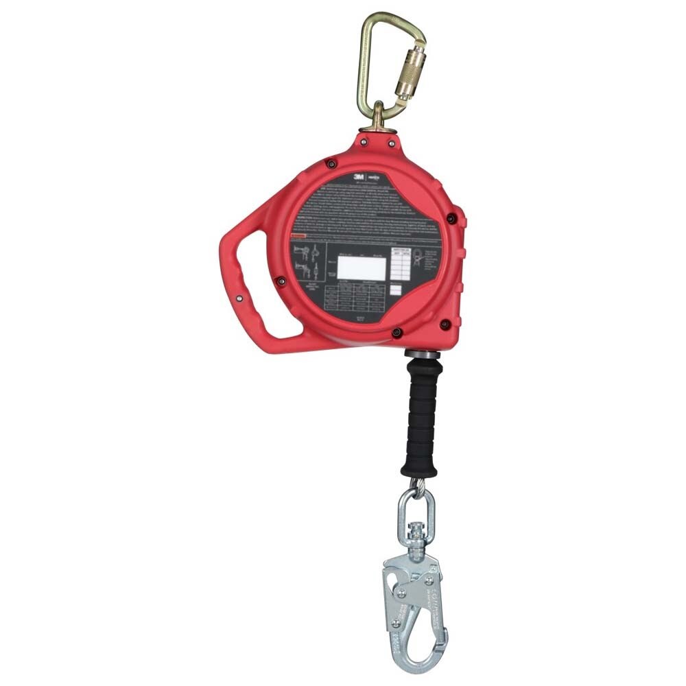 3M 7100318436 Protecta Self-Retracting Lifeline 3590036, Galvanized Cable, Steel Swivel Snap Hook, 33 ft., Class 1, ANSI - 2