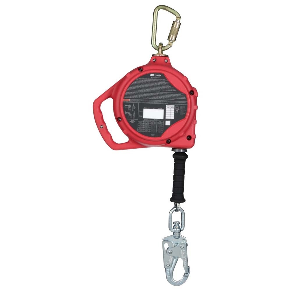 3M 3590036 Protecta Self-Retracting Lifeline , Galvanized Cable, Steel Swivel Snap Hook, 33 ft., Class 1, ANSI (7100318436) - 2