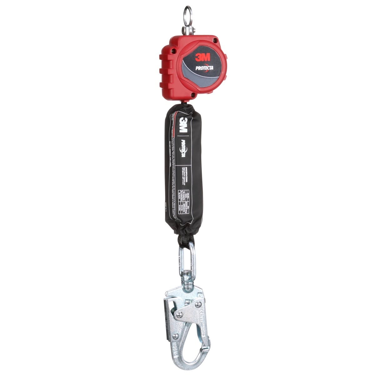 3M 3100504 PROTECTA Self-Retracting Lifeline, Web, Swivel Snap Hook, 6 ft, Red (7100319826)