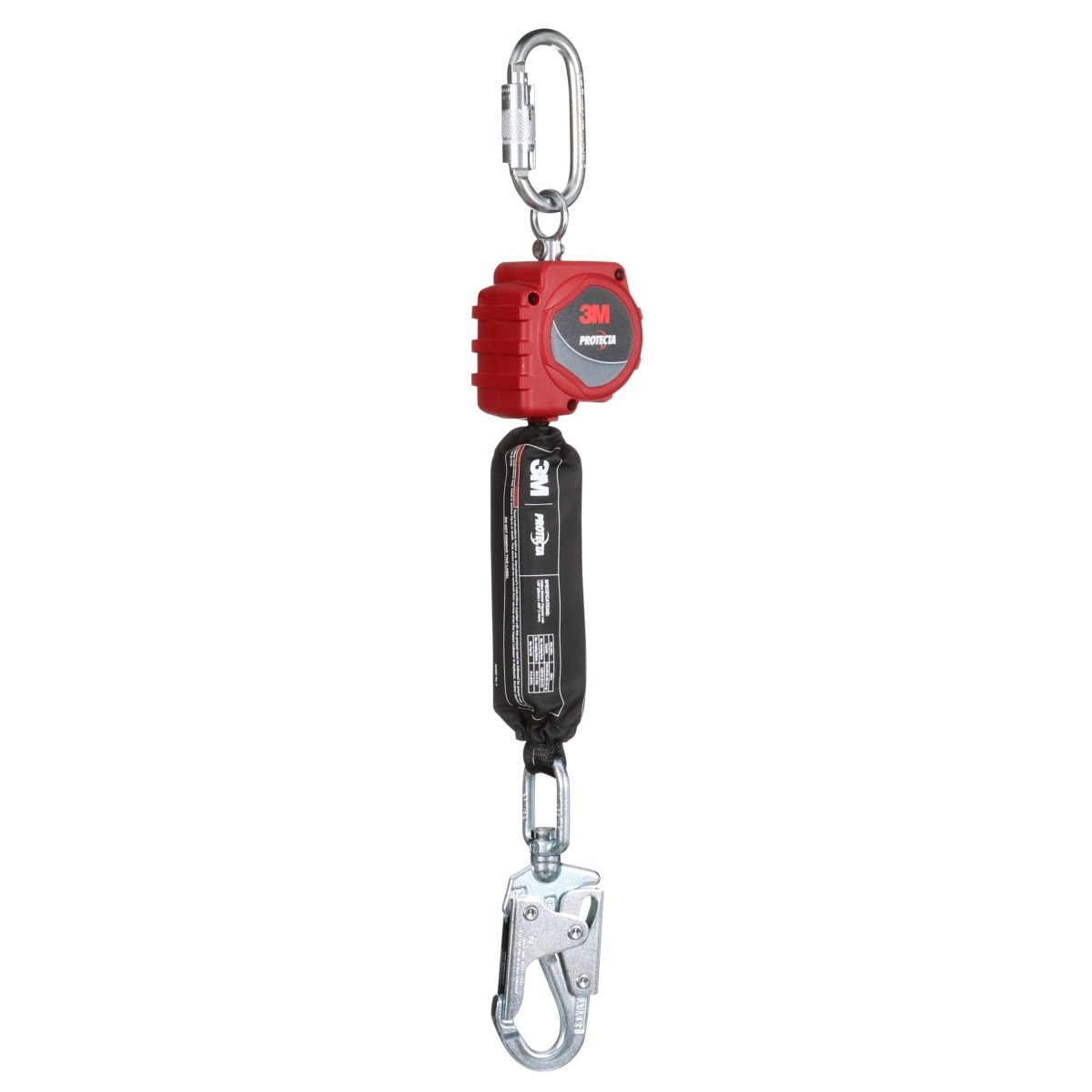 3M 3100507 Protecta Self-Retracting Lifeline with Carabiner, Web, Swivel Snap Hook, 6 ft (7100319829)