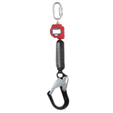 3M 3100509 PROTECTA Self-Retracting Lifeline with Carabiner, Web, Aluminum Rebar Hook, 6 ft, Red (7100319831) - 2