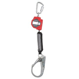 3M 3100515 Protecta Self-Retracting Lifeline with Carabiner, Web, Steel Rebar Hook, 11 ft (7100319947) - 2
