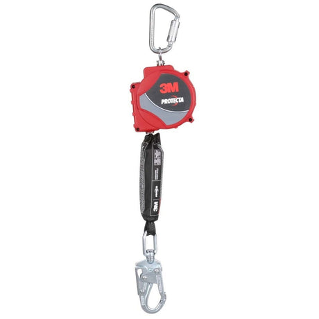 3M 7100319948 Protecta Self-Retracting Lifeline with Carabiner 3100516, Web, Steel Swivel Snap Hook, 20 ft.