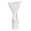 3M 33998 Wide Stream 2K Tip for Seam Sealer, White, 2-27/32 in (7100320988) (50 Pack)