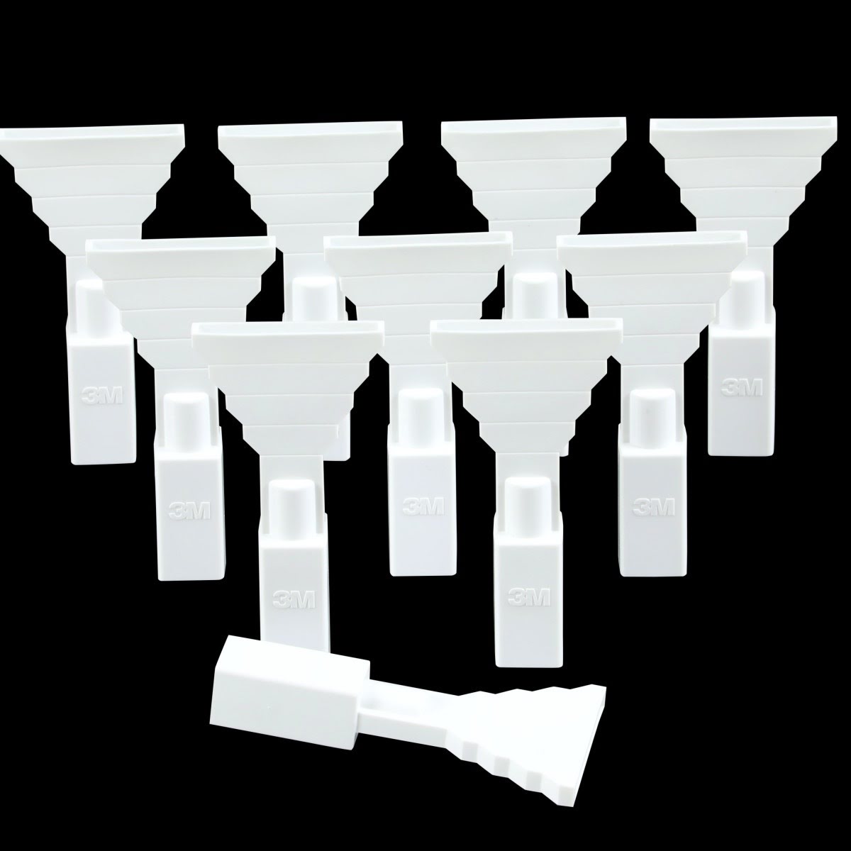 3M 33998 Wide Stream 2K Tip for Seam Sealer, White, 2-27/32 in (7100320988) (50 Pack) - 7