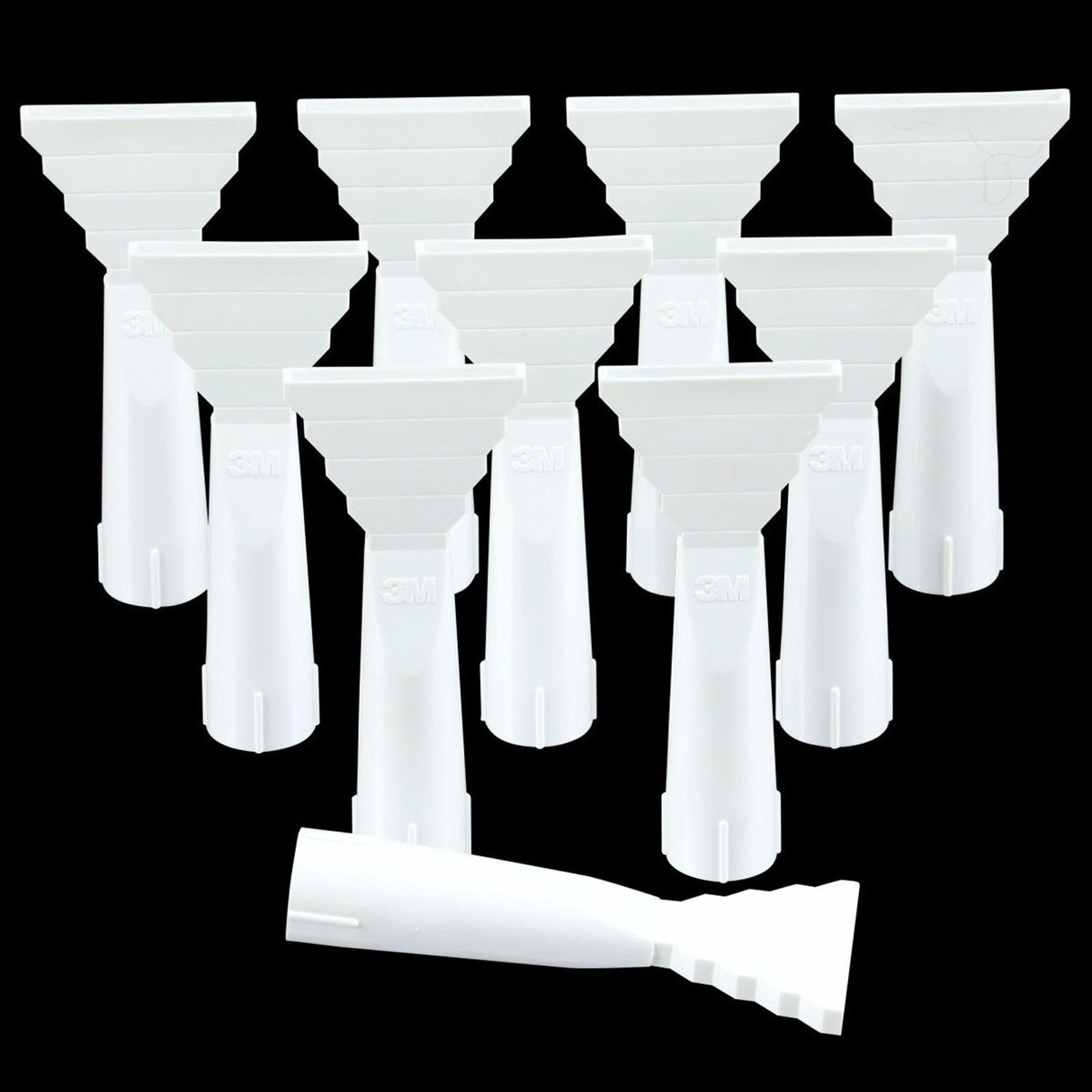 3M 33993 Wide Stream Tip, 1K, Threaded Sealer Nozzle, White (7100321172) (50 Pack) - 5