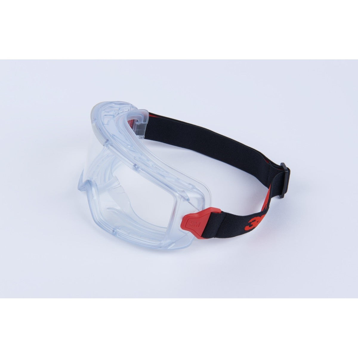 3M GG3101-AF GoggleGear Protective Goggle 3000 Series, Clear Anti-Fog Anti-Scratch Polycarbonate Lens, Cloth Strap, PVC Shroud (7100325034) (1 Pair) (10 Pack) - 5