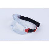 3M GG3101-AF GoggleGear Protective Goggle 3000 Series, Clear Anti-Fog Anti-Scratch Polycarbonate Lens, Cloth Strap, PVC Shroud (7100325034) (1 Pair) (10 Pack) - 5