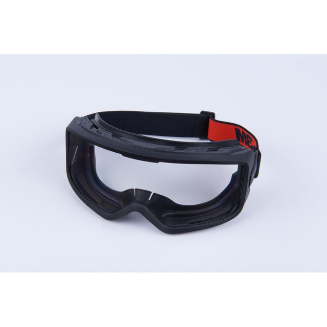3M GG3301-SGAF GoggleGear Protective Goggle 3000 Series, Clear Scotchgard Anti Fog Anti Scratch Lens, Cloth Strap, TPV Shroud (7100325038) (1 Pair) (10 Pack)