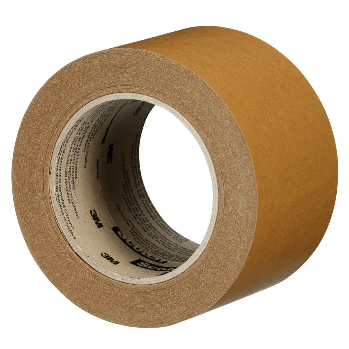 3M 570 Scotch Performance Paper Box Sealing Tape, Brown, 2-13/16 in x 55 yd, 3 in Core (7100332200) (24 Pack) - 2
