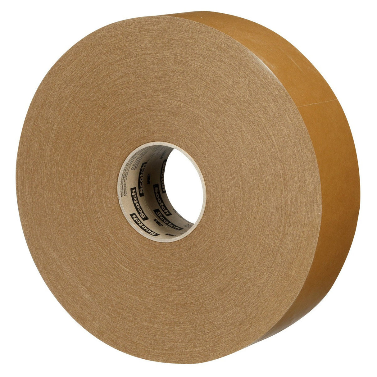 3M 570 Scotch Performance Paper Box Sealing Tape, Brown, 2-13/16 in x 547 yd (72 mm x 500 m), Recycle-Compatible (7100332888) (4 Pack) - 2