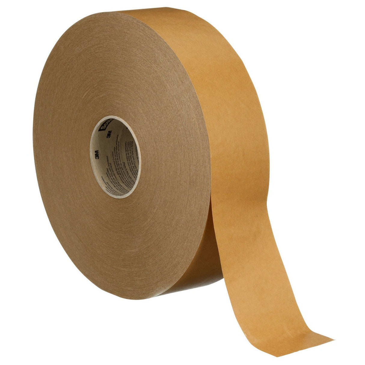 3M 570 Scotch Performance Paper Box Sealing Tape, Brown, 2-13/16 in x 547 yd (72 mm x 500 m), Recycle-Compatible (7100332888) (4 Pack) - 3