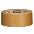3M 570 Scotch Performance Paper Box Sealing Tape, Brown, 1-29/32 in x 55 yd (48 mm x 50 m), Recycle-Compatible for Packaging (7100333266) - 2