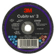 3M 33458 Cubitron Cut-Off Wheel, Precision Shaped Ceramic, Black, 75 mm x 1 mm x 9.53 mm (3 in x 1/8 in x 3/8 in) (7100333672) (30 Pack)