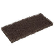 3M 8541 Utility Pad, Brown, 4-5/8 in x 10 in (7100341164) (10 Pack)