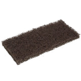 3M 8541 Utility Pad, Brown, 4-5/8 in x 10 in (7100341164) (10 Pack)