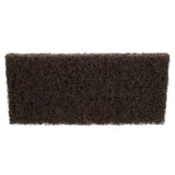 3M 8541 Utility Pad, Brown, 4-5/8 in x 10 in (7100341164) (10 Pack) - 4