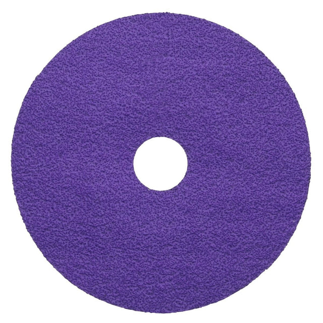 3M 1187C Cubitron Fibre Disc, 60+, Purple, 5 in x 7/8 in, Die 500P (7100349499) (100 Pack)