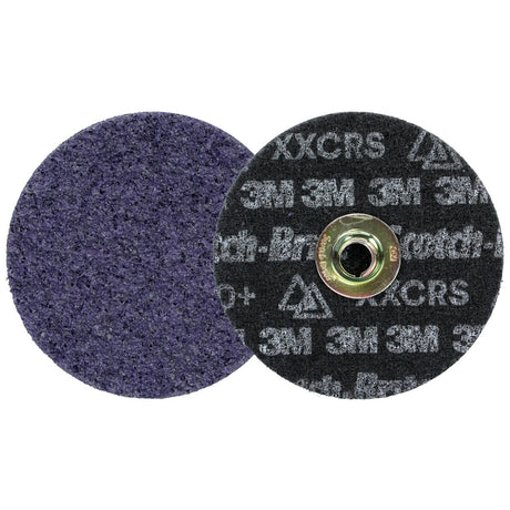 3M HD-DN Scotch-Brite Precision Heavy Duty Surface Conditioning TN Quick Change Disc, X-Extra Coarse 60+, 5 in (7100358885) (50 Pack)