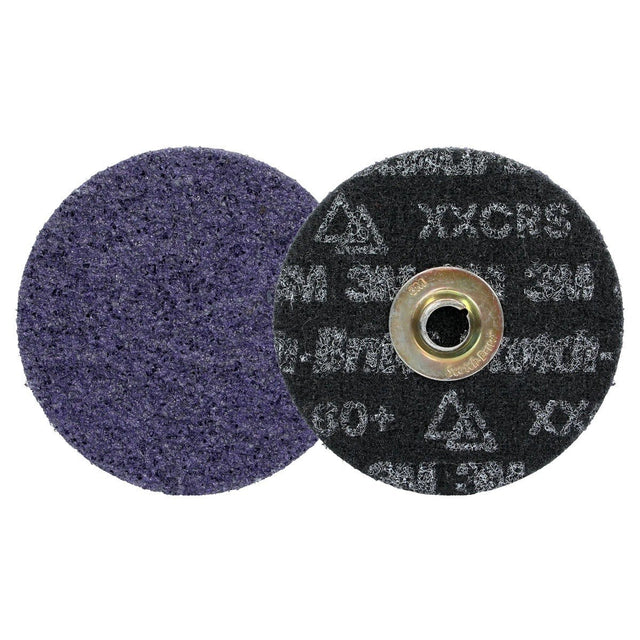 3M HD-DN Scotch-Brite Precision Heavy Duty Surface Conditioning TN Quick Change Disc, X-Extra Coarse 60+, 4-1/2 in (7100358889) (50 Pack)
